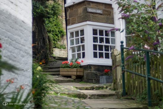 Cottages in a small Yorkshire fishing village